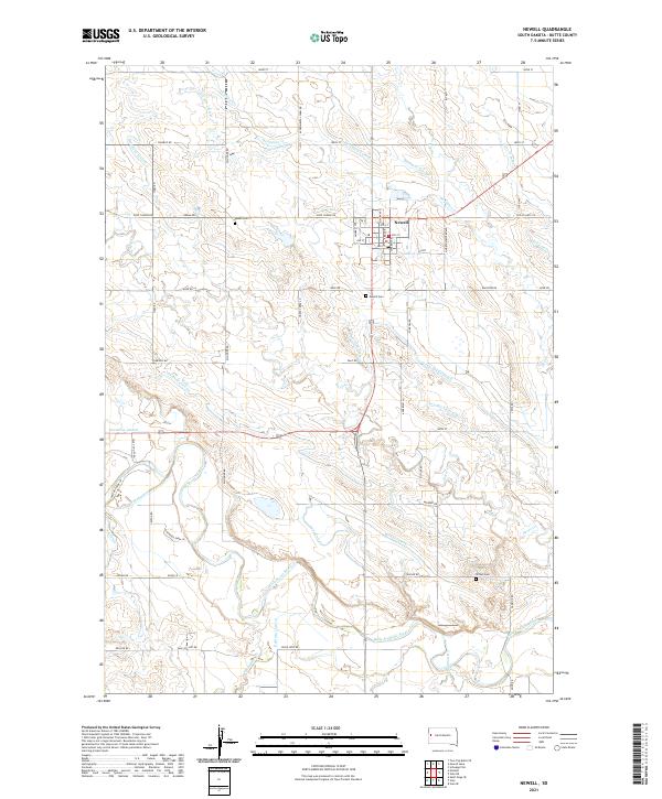USGS Topographic Map – Newell
