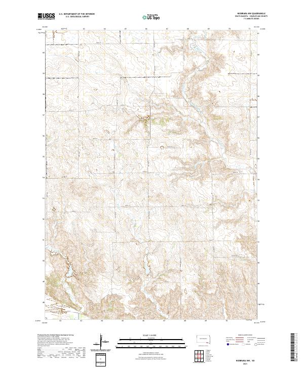 USGS Topographic Map – Niobrara NW