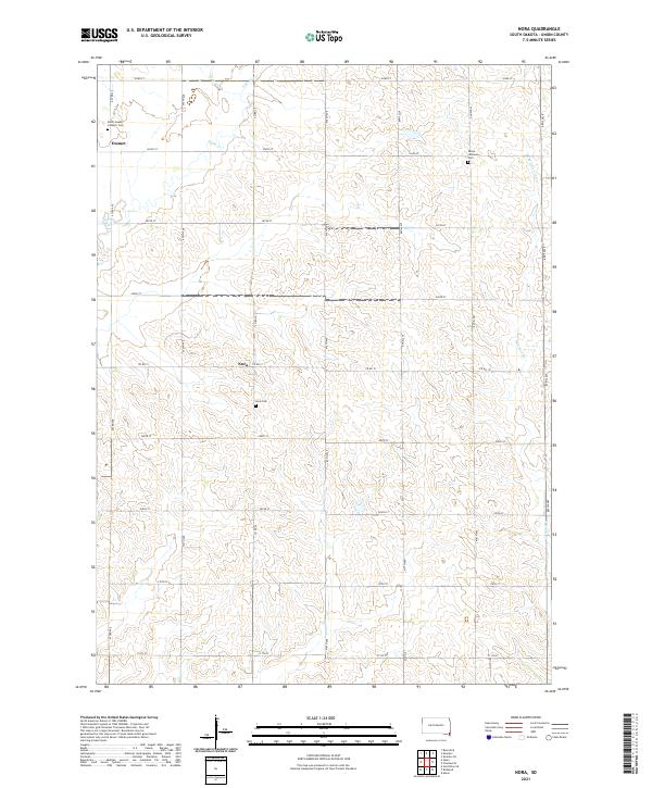 USGS Topographic Map – Nora