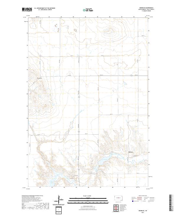 USGS Topographic Map – Okobojo