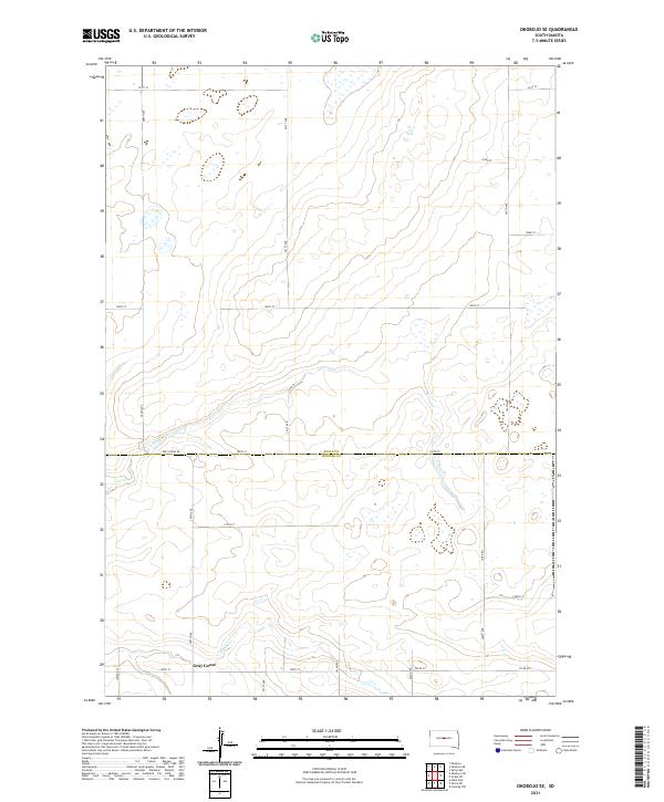 USGS Topographic Map – Okobojo SE