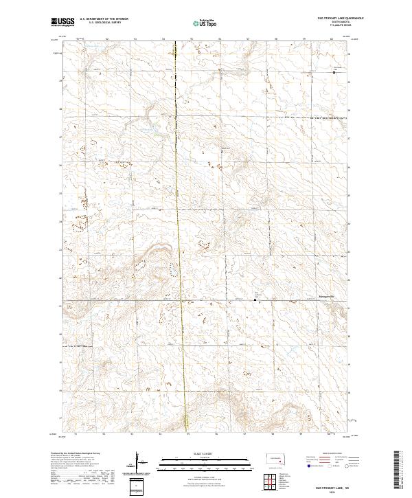 USGS Topographic Map – Old Stickney Lake