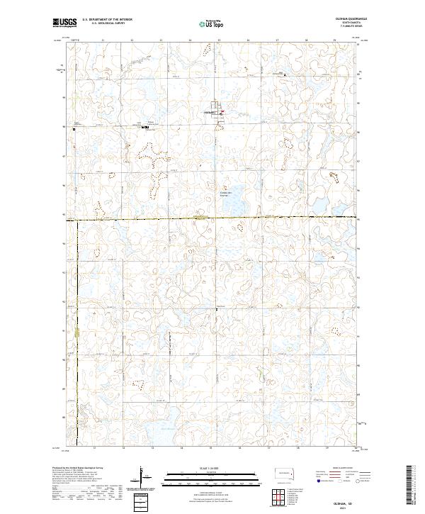 USGS Topographic Map – Oldham