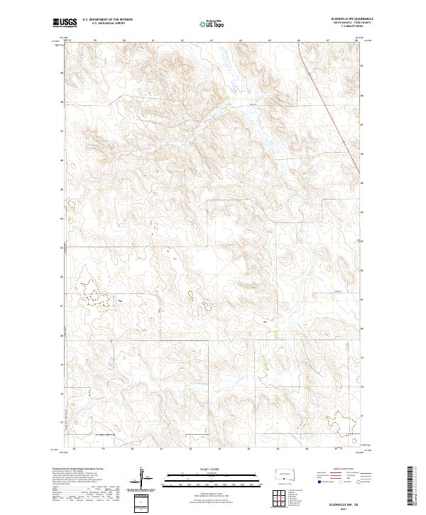 USGS Topographic Map – Olsonville NW