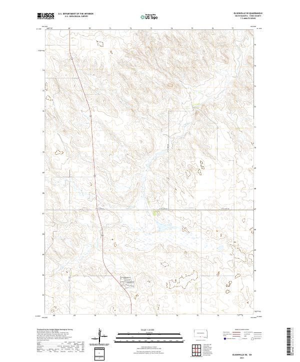 USGS Topographic Map – Olsonville SE