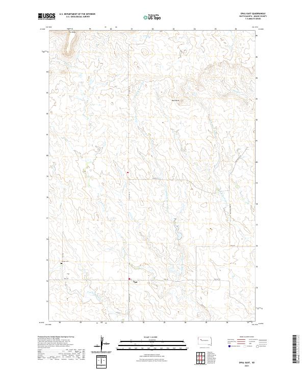 USGS Topographic Map – Opal East