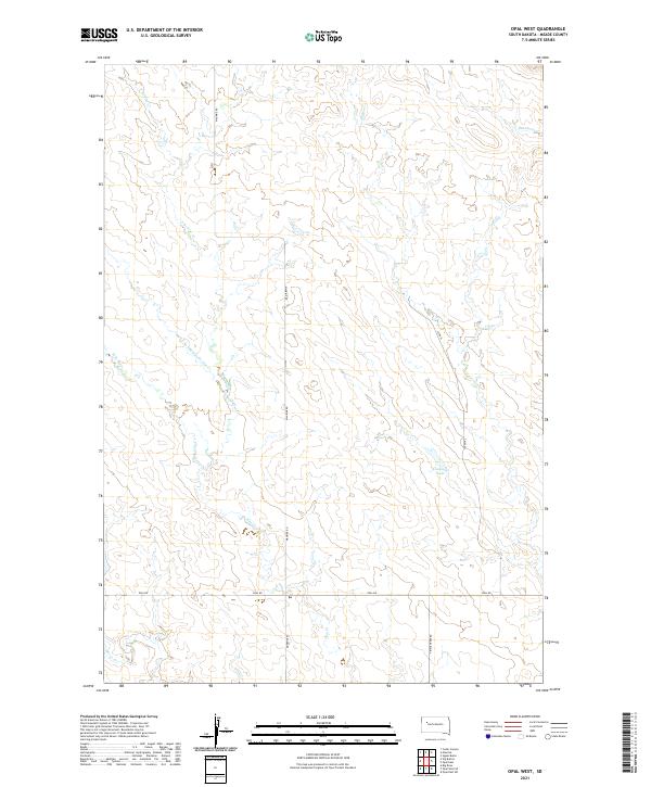 USGS Topographic Map – Opal West