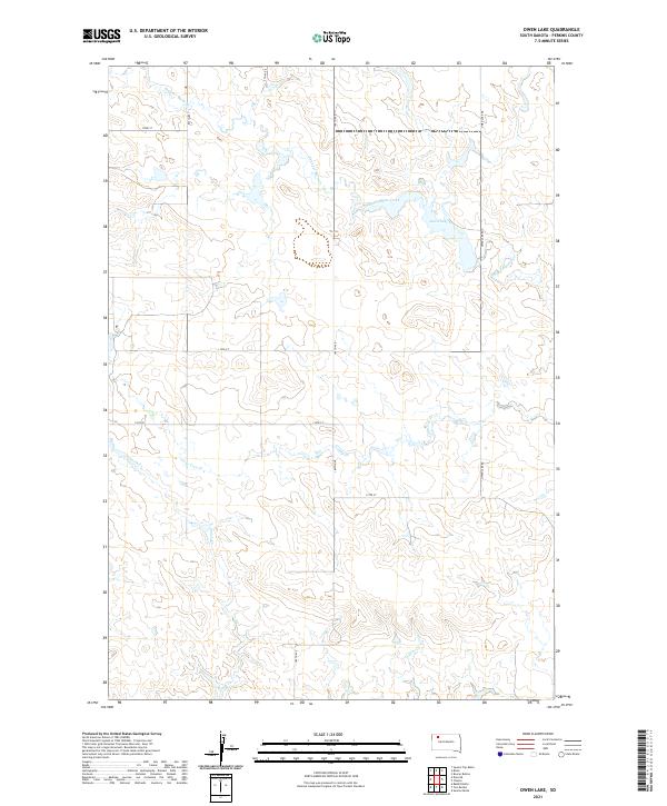 USGS Topographic Map – Owen Lake
