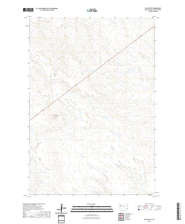 USGS Topographic Map – Owl Butte