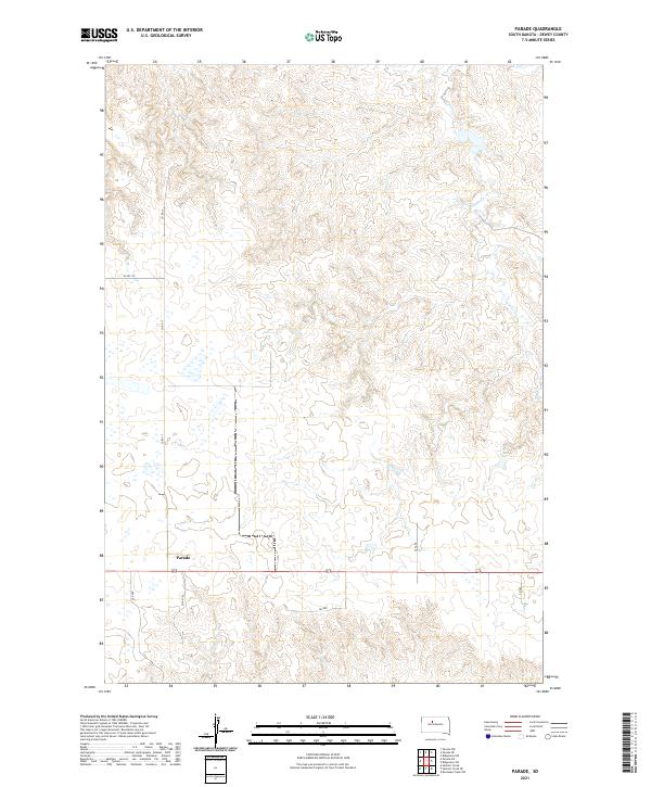 USGS Topographic Map – Parade