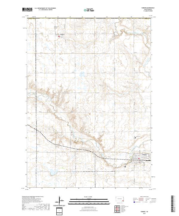 USGS Topographic Map – Parker