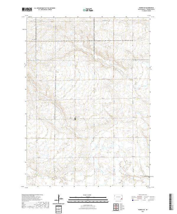 USGS Topographic Map – Parker SW