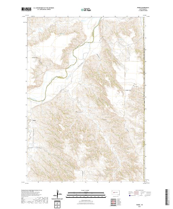 USGS Topographic Map – Pedro