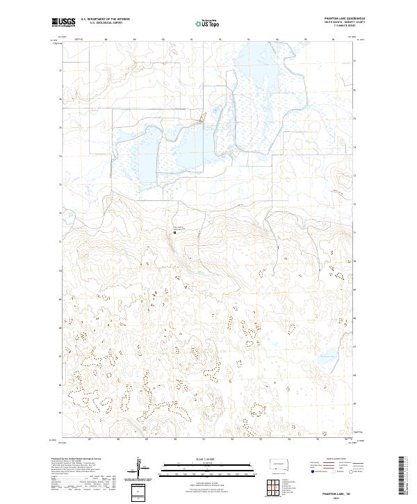 USGS Topographic Map – Phantom Lake