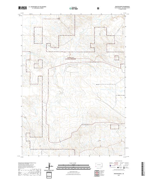 USGS Topographic Map – Phister Ranch