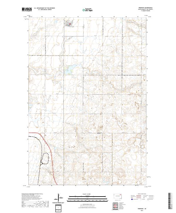 USGS Topographic Map – Pierpont