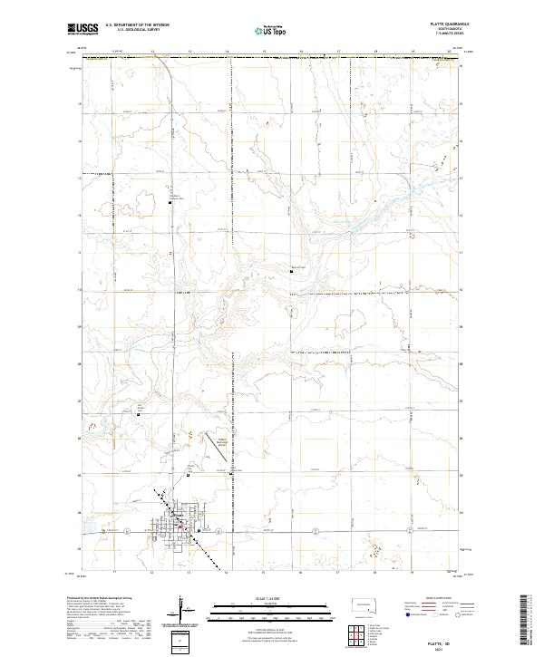 USGS Topographic Map – Platte