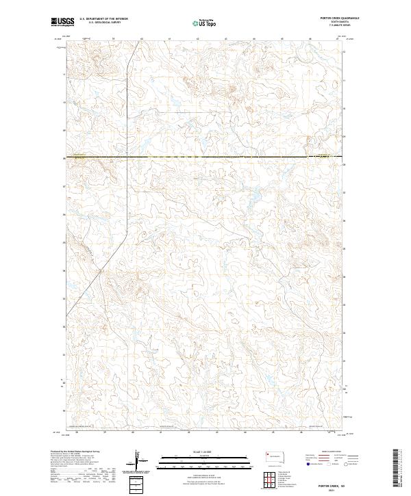 USGS Topographic Map – Porter Creek