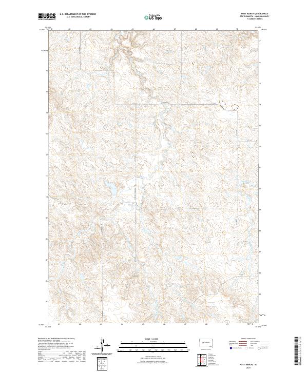 USGS Topographic Map – Post Ranch
