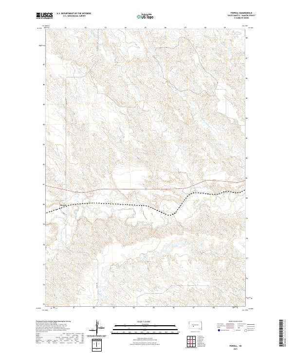 USGS Topographic Map – Powell