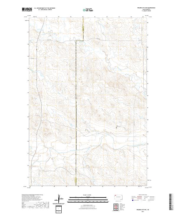 USGS Topographic Map – Prairie City NW