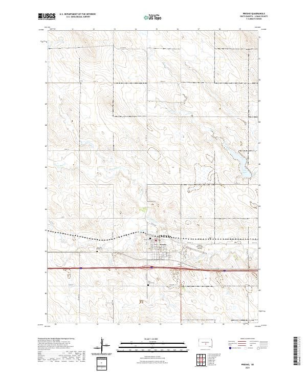 USGS Topographic Map – Presho