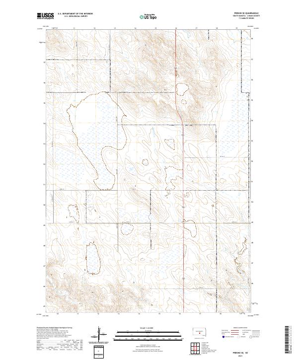 USGS Topographic Map – Presho SE
