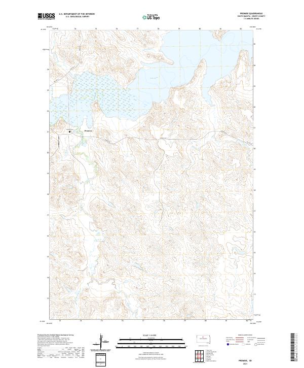 USGS Topographic Map – Promise