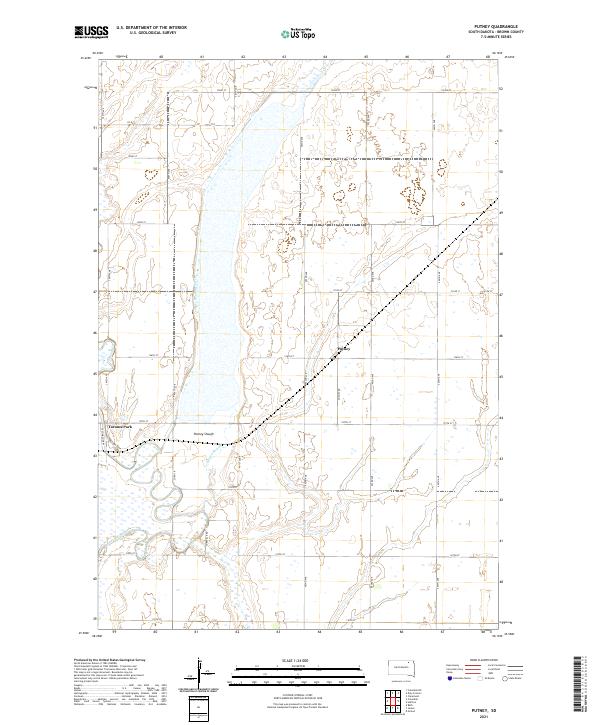 USGS Topographic Map – Putney
