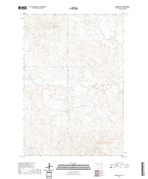USGS Topographic Map – Rabbit Butte