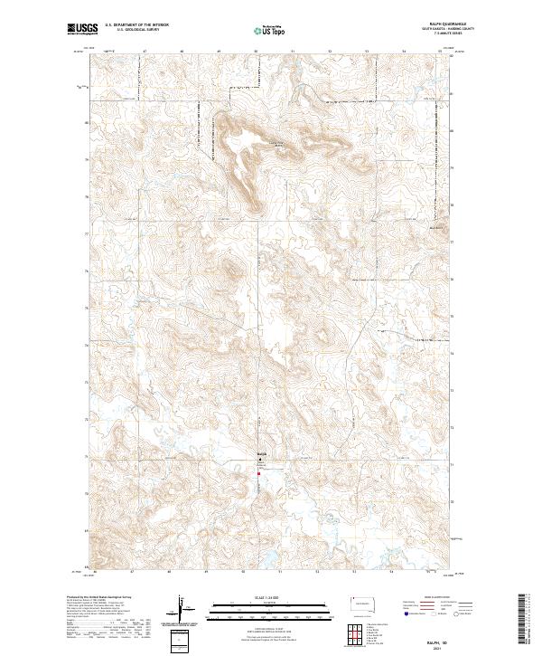 USGS Topographic Map – Ralph