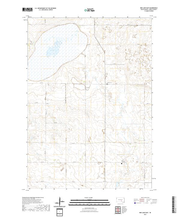 USGS Topographic Map – Red Lake East