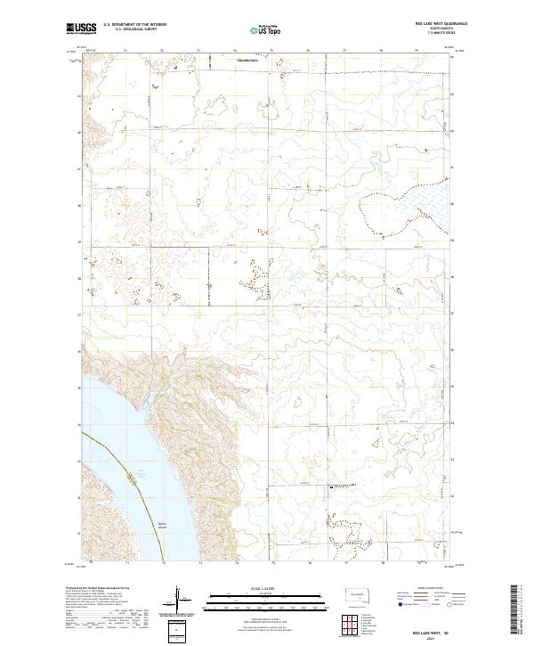 USGS Topographic Map – Red Lake West