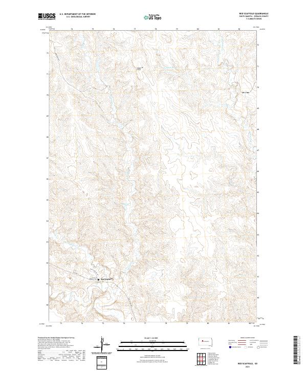 USGS Topographic Map – Red Scaffold