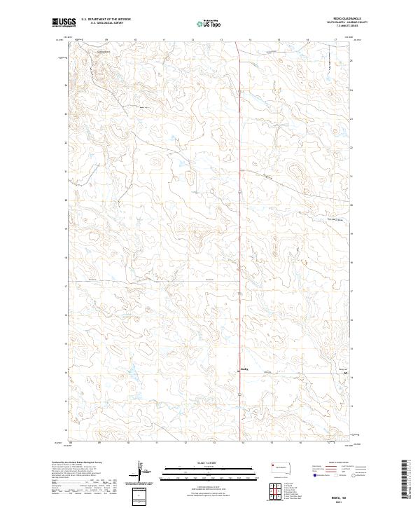 USGS Topographic Map – Redig