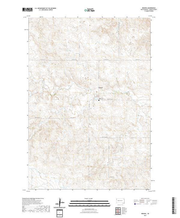 USGS Topographic Map – Redowl