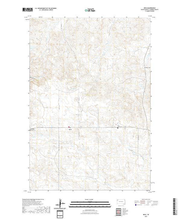USGS Topographic Map – Reva