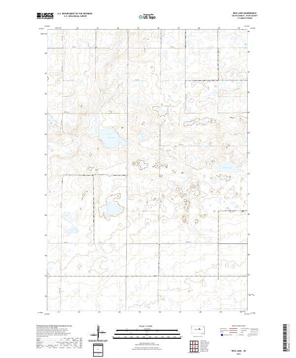 USGS Topographic Map – Rice Lake