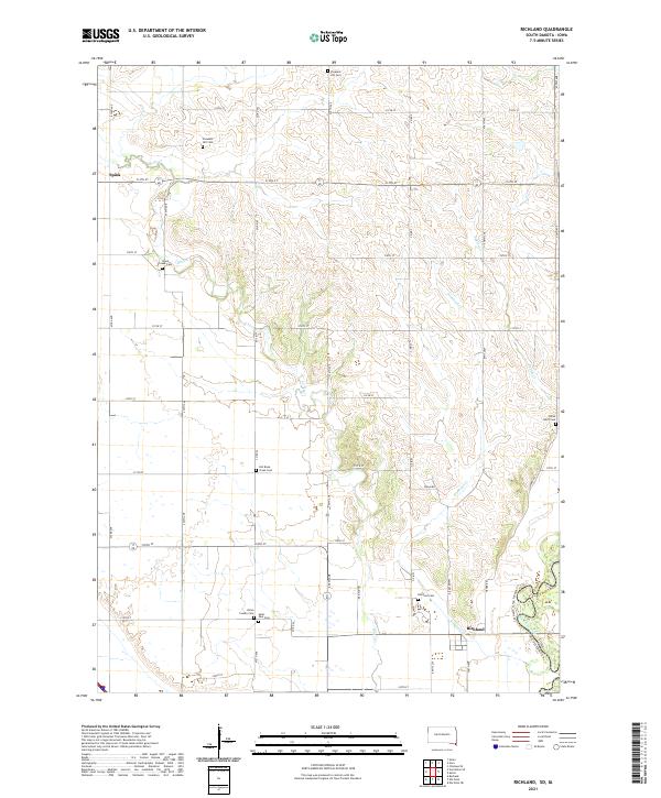USGS Topographic Map – Richland