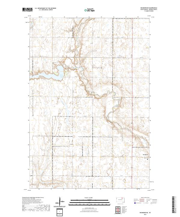 USGS Topographic Map – Richmond NE