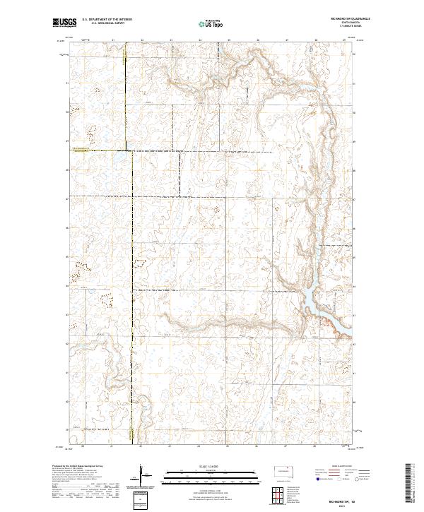 USGS Topographic Map – Richmond SW