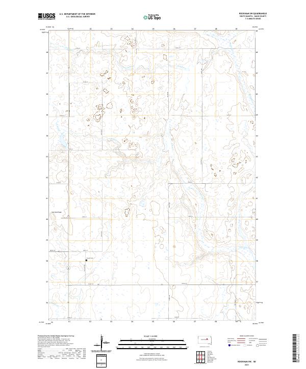 USGS Topographic Map – Rockham SW