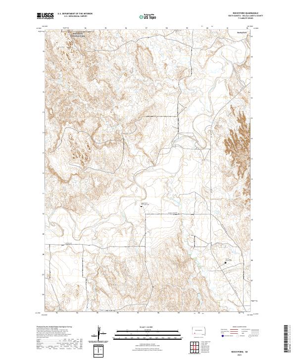 USGS Topographic Map – Rockyford