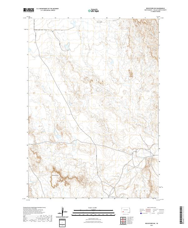USGS Topographic Map – Rockyford NW
