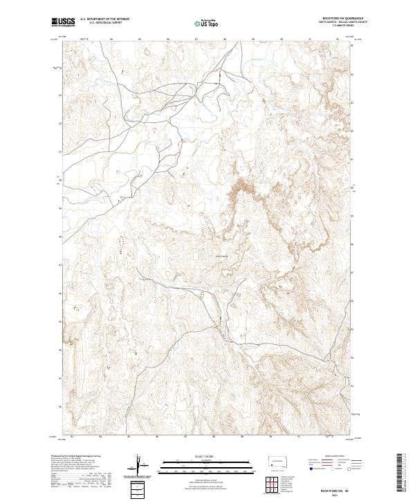 USGS Topographic Map – Rockyford SW