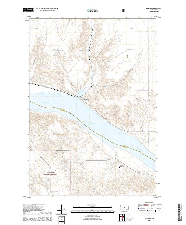 USGS Topographic Map – Rousseau