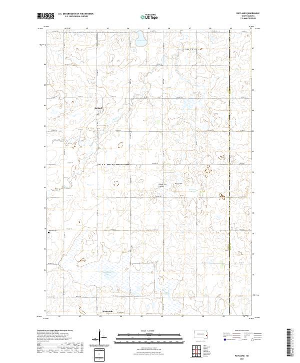 USGS Topographic Map – Rutland