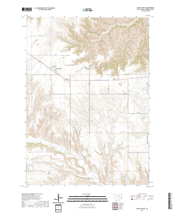 USGS Topographic Map – Saint Charles