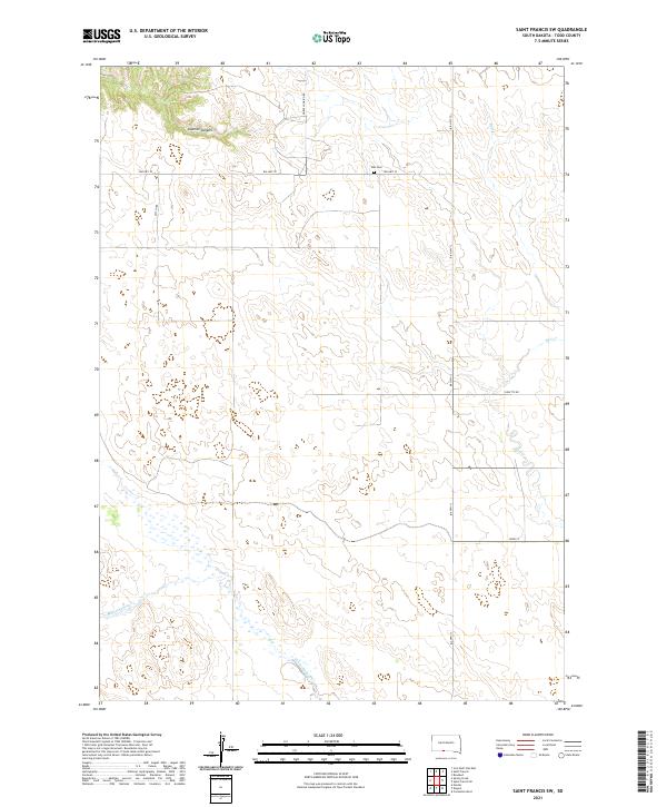 USGS Topographic Map – Saint Francis SW