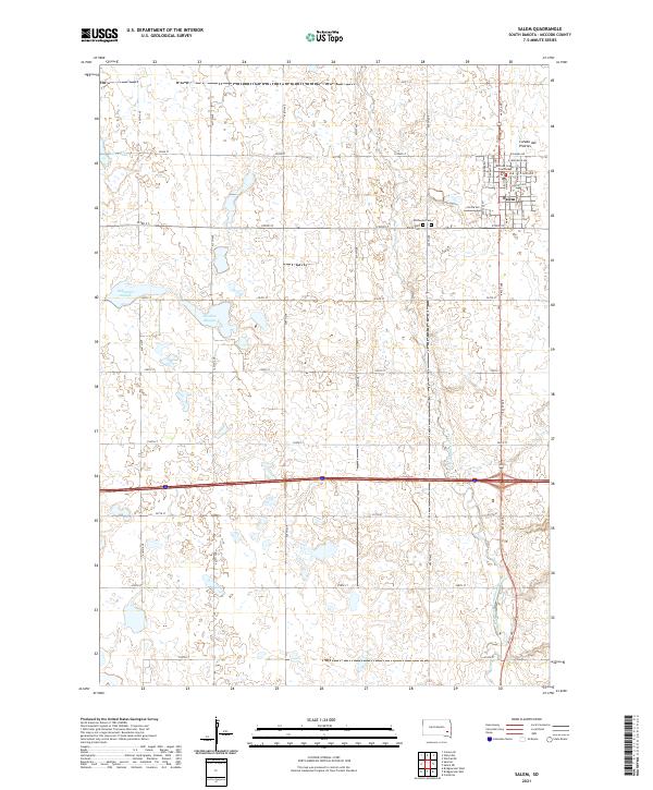 USGS Topographic Map – Salem